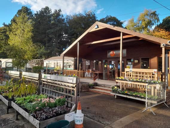 The Hepscott Park Café offers a wide range of recipes to passers by.