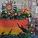 The Lion King display at the flower festival. Picture: Hazel Kennedy