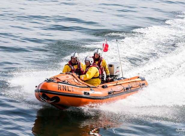 Amble's Mildred Holcroft inshore lifeboat. Picture by Andrew Mounsey.