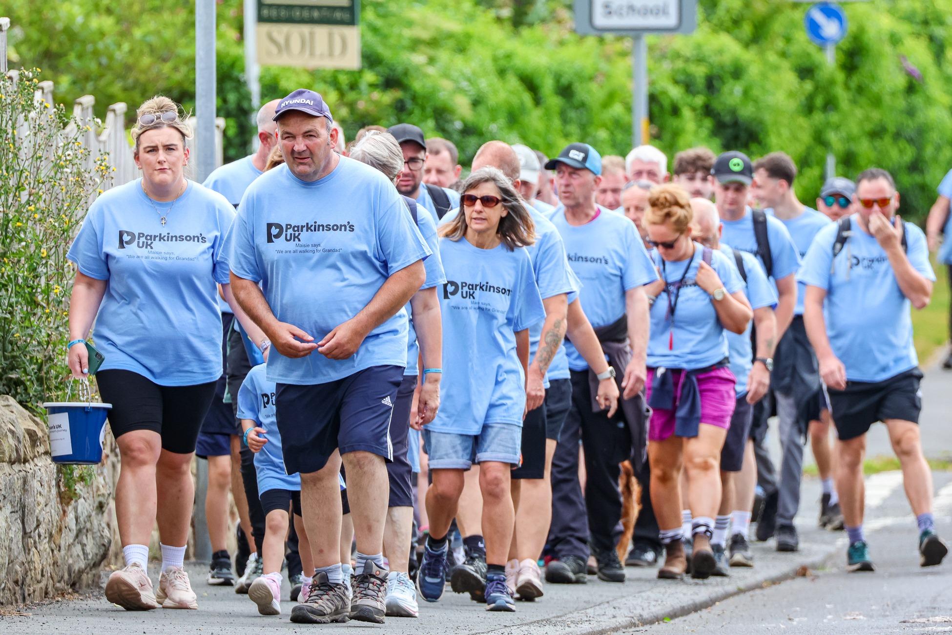 Craster man's fund-raising walk helps raise thousands for Parkinson's and ...