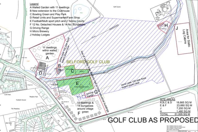 Plans for Belford Golf Club.