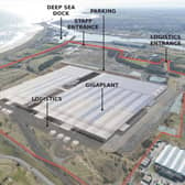 Britishvolt’s plans for the gigaplant on the former Blyth Power Station.