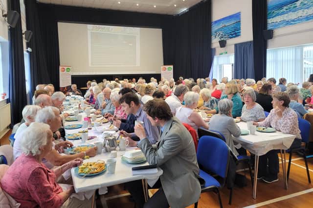 The work of Warm Hubs was celebrated at an event in Seahouses.