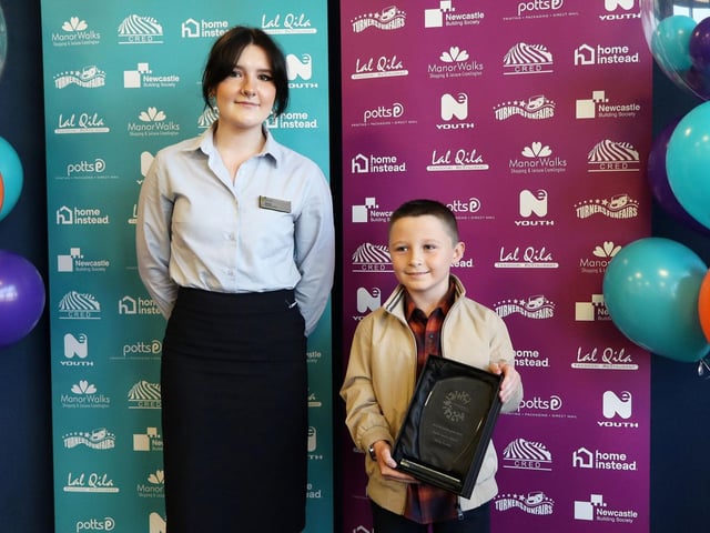 Finlay Stubbs of Kokoro Karate Club won the Youth Sports Award, sponsored by Newcastle Building Society.