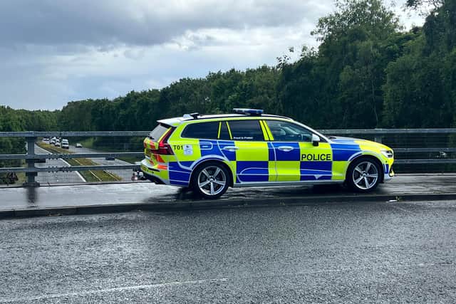 Northumbria Police is calling for drivers to slow down through roadworks on the A189.