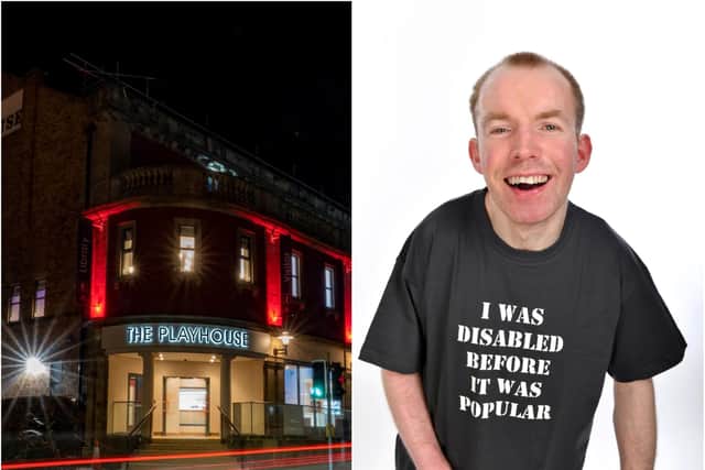 Lee Ridley (Lost Voice Guy) has been lined up for a show at Alnwick Playhouse.