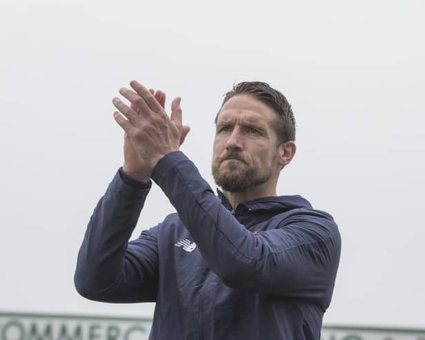 New manager Jon Shaw got the perfect start to his reign when Blyth Spartans beat his former team South Shields at Croft Park. Picture: Blyth Spartans