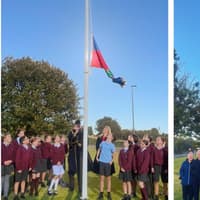 Berwick flag raised in celebration of town's history and civic pride
