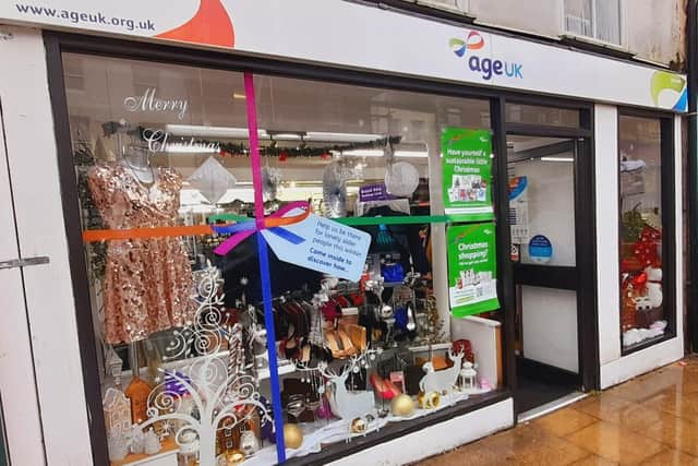 The Age UK shop in Newgate Street, Morpeth, is encouraging people to have a pre-Christmas clear out.