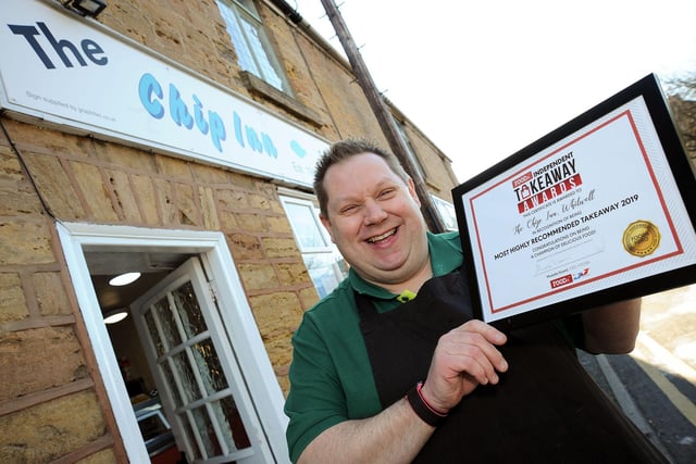 Tim Moncaster of The Chip Inn who has won an Independent Takeaway Award in 2019