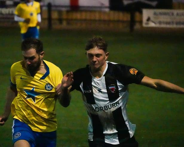 Alnwick Town defeated Newcastle Blue Star to reach the semi-final of the George Dobbins League Cup. Picture: Alnwick Town