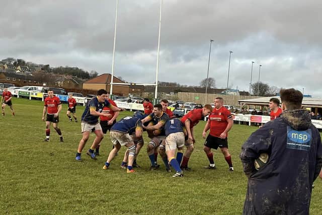 Alnwick won the derby game against Blaydon after an impressive second-half performance. Picture: Alnwick RFC