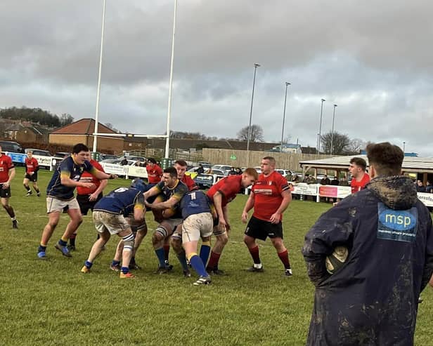 Alnwick won the derby game against Blaydon after an impressive second-half performance. Picture: Alnwick RFC