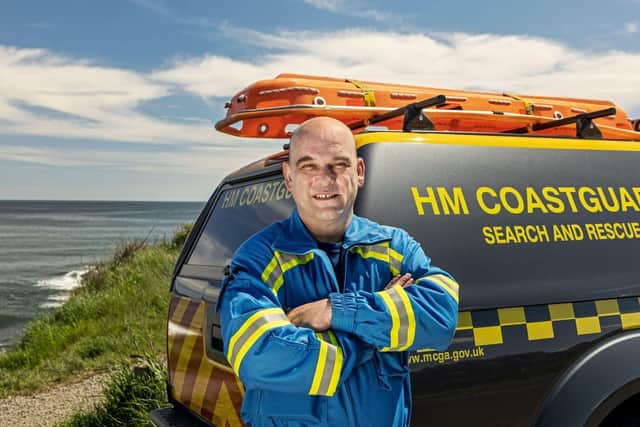 Ian Woods of Howick Coastguard.
