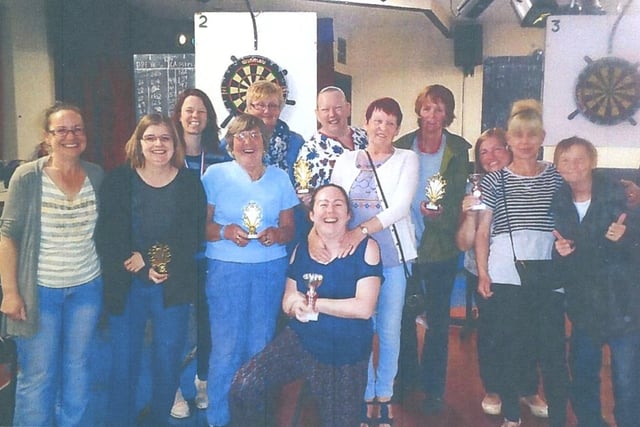 Alnwick Ladies Darts League held a charity knock out competition in 2015.