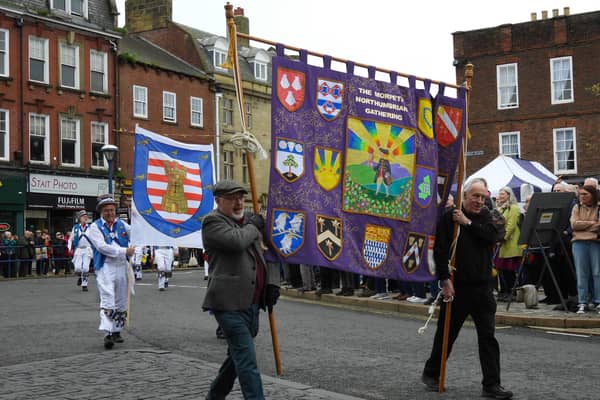 A section of the 2024 Gathering procession. Picture by Anne Hopper.