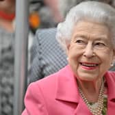 Queen Elizabeth II during a visit to The Chelsea Flower Show 2022.