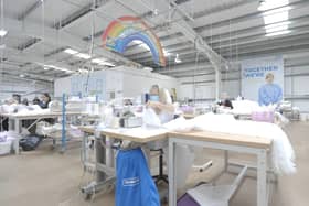 Northumbria Healthcare’s new facility for producing PPE in Seaton Delaval.