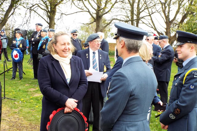 Berwick MP Anne-Marie Trevelyan was among the guests at the service.