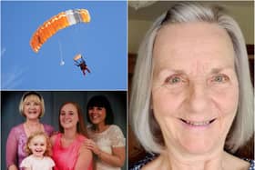 Joan Ford is doing a sponsored skydive.