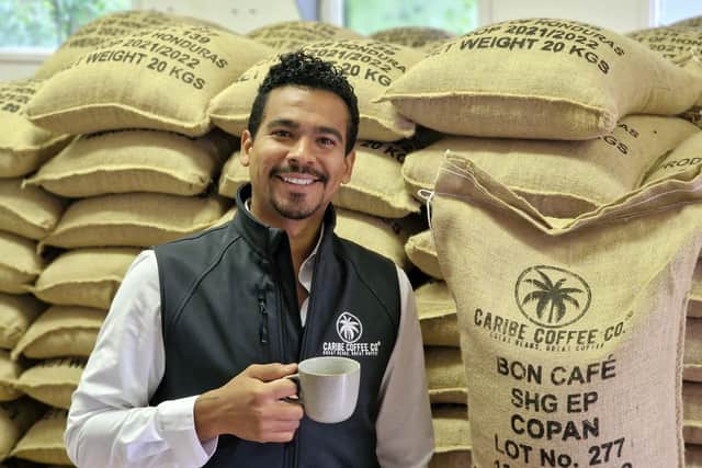 Wilmer Carcamo of Caribe Coffee Co.