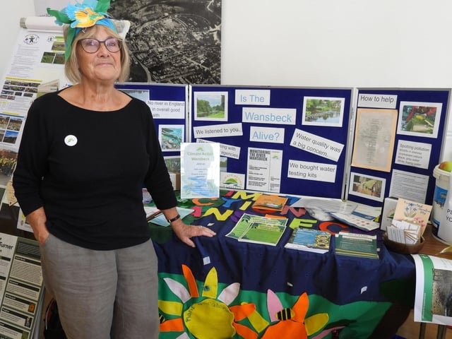 One of the stalls at the Community Fair.