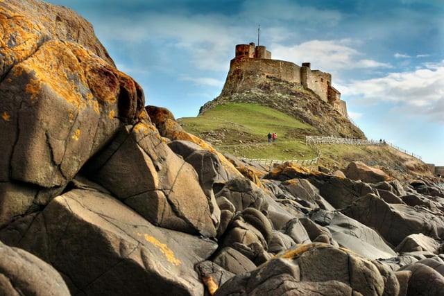 Lindisfarne Castle is one of the most unexpectedly dramatic views given its location on an island cut off by the tide.