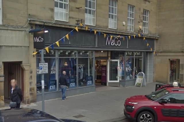 M&Co in Alnwick. Picture from Google.
