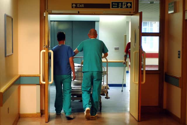 There has been a slight rise in the number of people being treated for Covid in hospital.