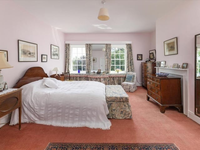 The home boasts nine impressive bedrooms.