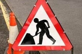 Nine roads in the county are subject to roadworks this week.