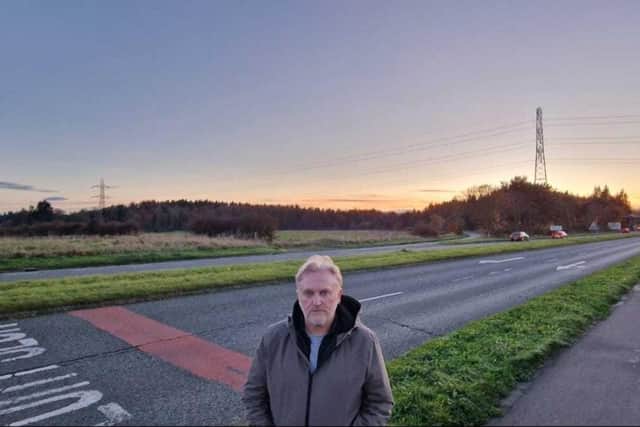 Cllr Wayne Daley is unhappy with proposals to close the slip road. (Photo by Wayne Daley)