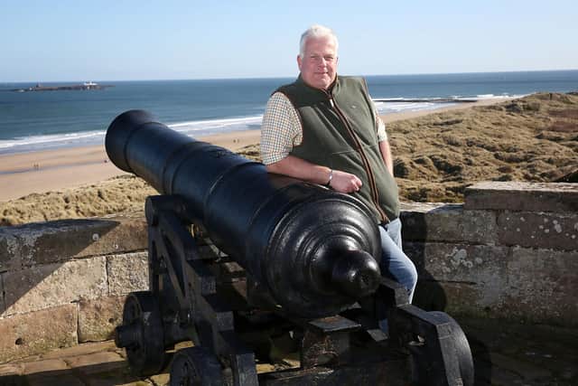 Bamburgh Castle owner Francis Watson Armstrong.