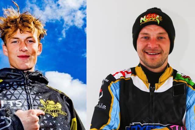 Berwck's new signings, Jonas Knudsen and Nathan Stoneman.