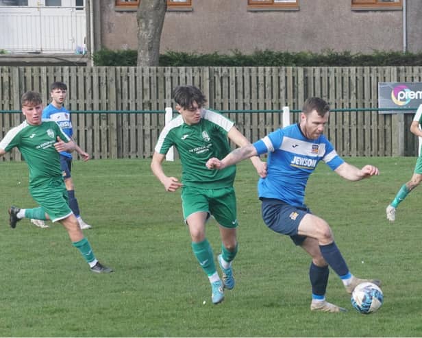 Tweedmouth Rangers were unlucky to lose to Thornton Hibs. Picture: Tweedmouth Rangers.