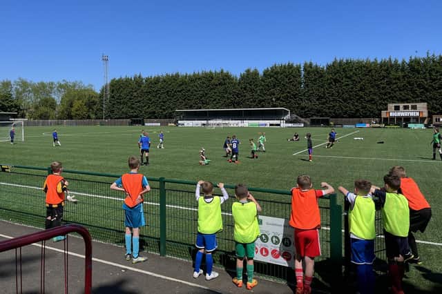 Morpeth Town have introduced relaxed Pop Up and Play sessions for youngsters. Picture: Morpeth Town FC