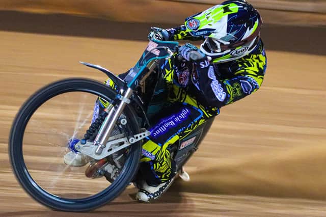 Mason Watson, the Bullets captain for their last race, was joint top scorer on the evening. Picture: Taz McDougall