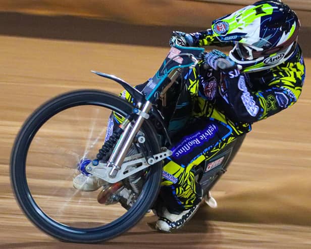 Mason Watson, the Bullets captain for their last race, was joint top scorer on the evening. Picture: Taz McDougall