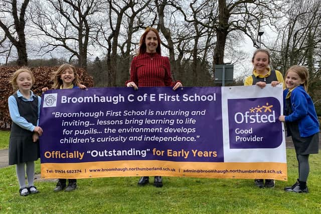 Rating the school ‘good’ overall, inspectors judged the Riding Mill school to be ‘outstanding’ in two of the four assessment areas – early years provision and personal development of pupils.