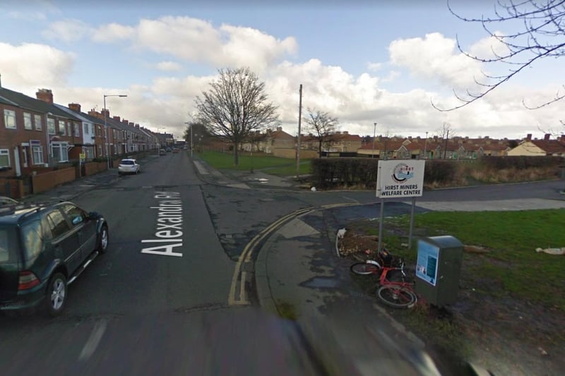 The area of Ashington Hirst recorded 10 vehicle crimes in March 2023.