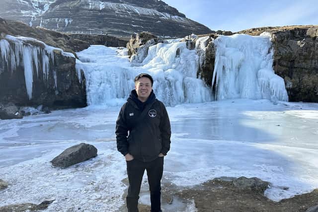 Wil Cheung in Iceland.