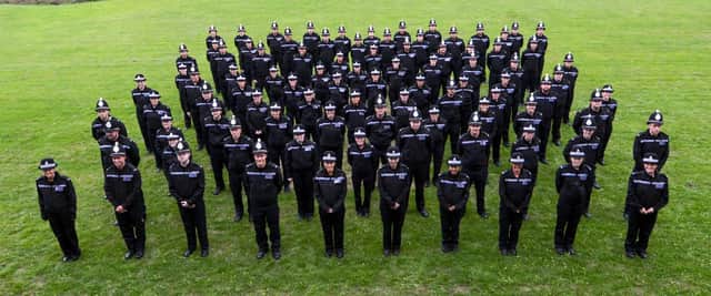 The new Northumbria Police recruits.