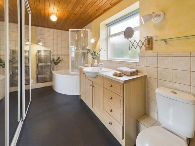 The home has eight bathrooms in total including six ensuites.