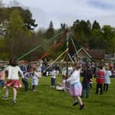 May Day celebrations taking place previously in Northumberland.