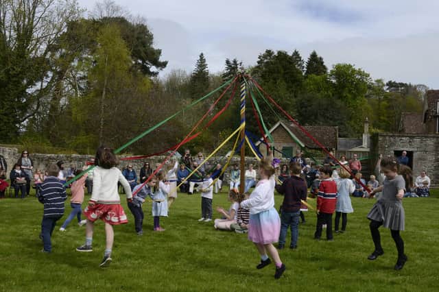 May Day celebrations taking place previously in Northumberland.