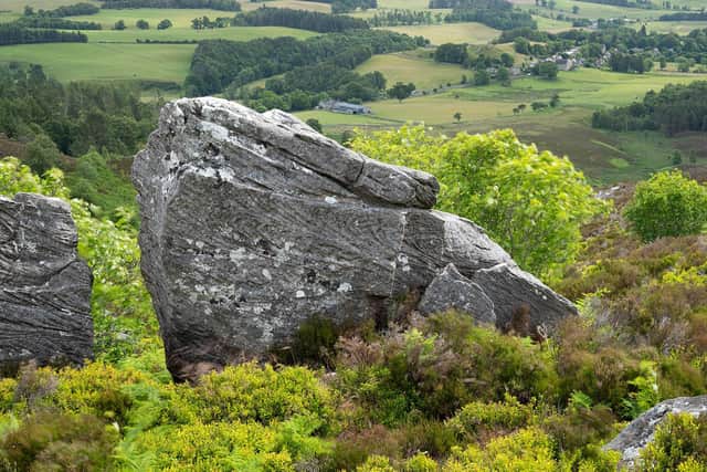 The spectacular view from Drake Stone. Picture: NNP/David Taylor