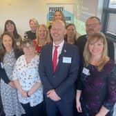 North of Tyne Mayor Jamie Driscoll with other event attendees. (Photo by Children North East)