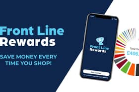 The Front Line Rewards app.