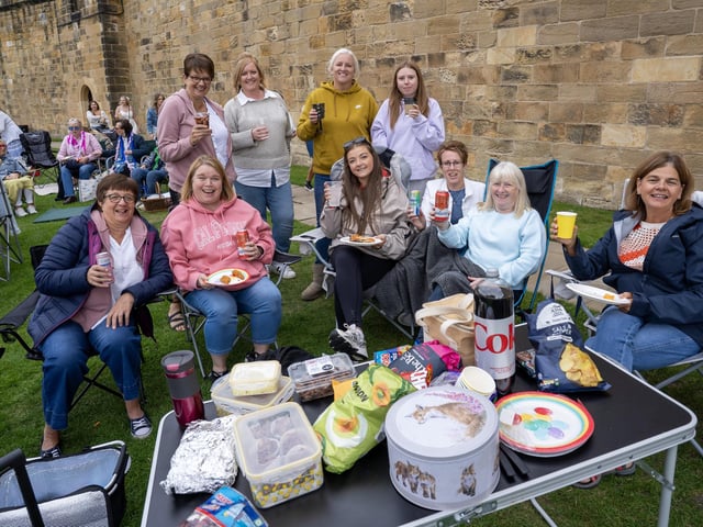 Abba fun at Alnwick Castle.