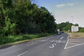 The A1068 Fisher Lane southbound carriageway had been closed since Monday. (Photo by Google)